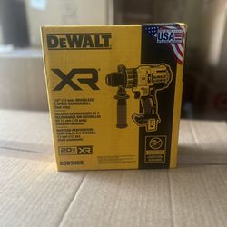 DEWALT 20V MAX XR Cordless Brushless 3-Speed 1/2 in. Hammer Drill (Tool Only)