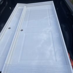 Door with frame