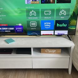 TV Stand Fits 65” TV with 2 Shelves and 2 Large Drawers