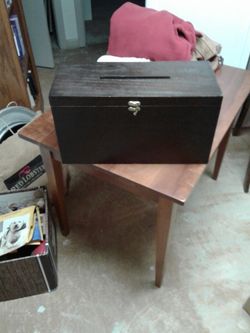 Gift/envelope  Wooden Collection Box