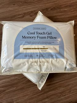 (I have 2 each for $25) Standard/Queen Medium Firm Cool Touch Memory Foam Bed Pillow - Threshold