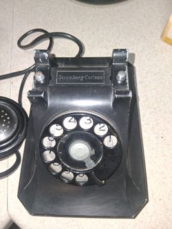 Vintage rotary telephone