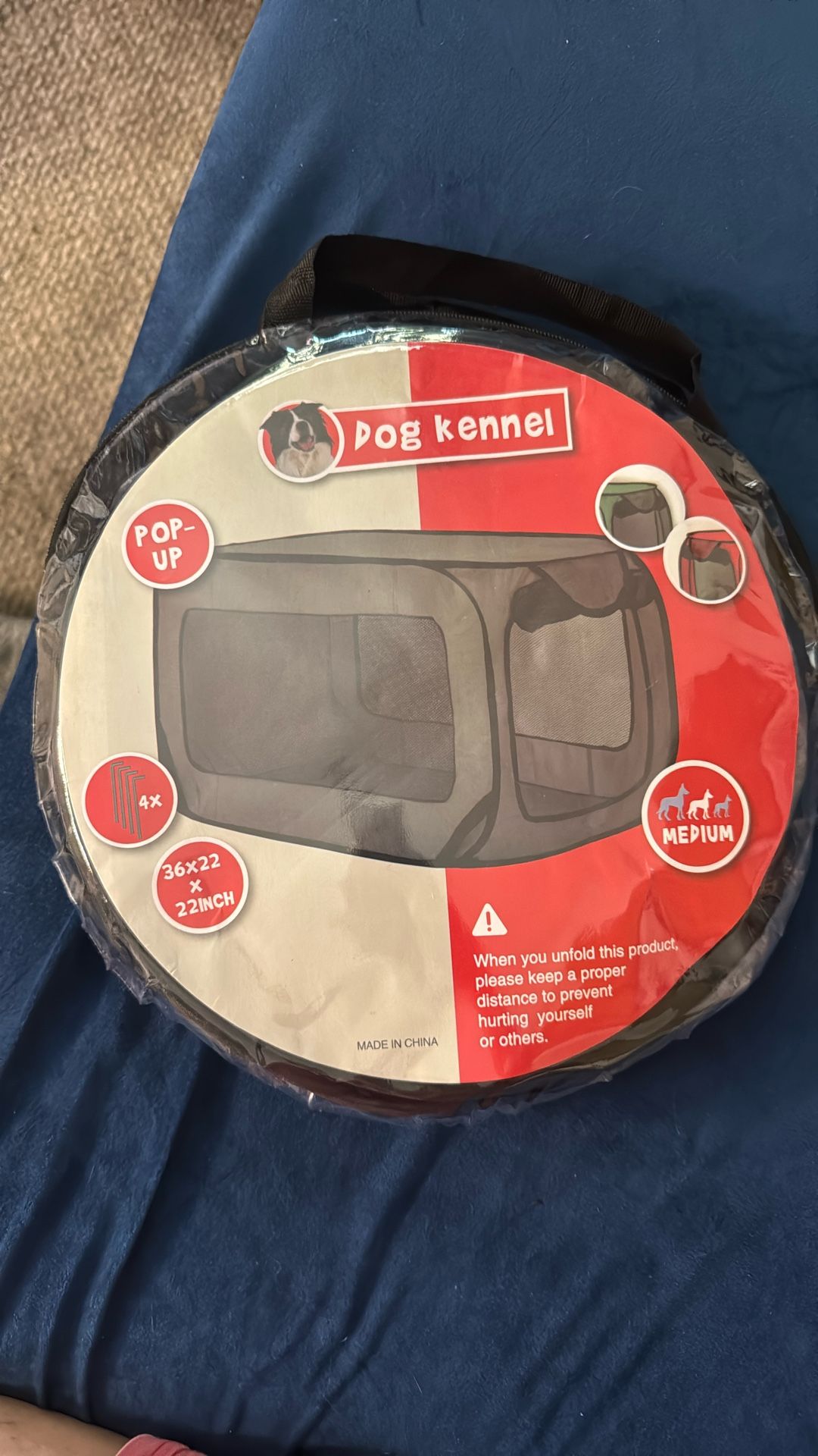 Pop Up Dog Kennel