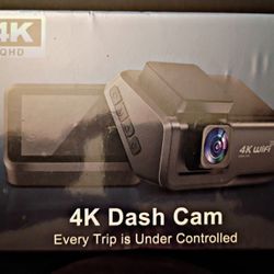 4K  Wifi Dash Camera  + Rear 