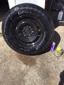 Crosswind A/T Tire on Steel Wheel 245/65R17