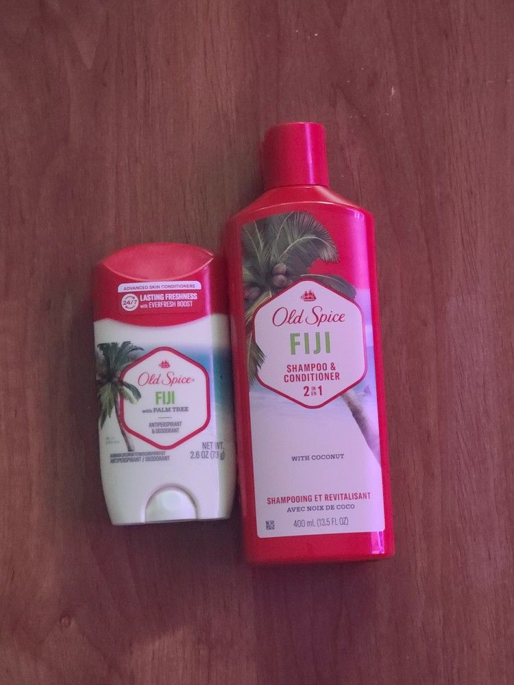 Old Spice Deodorant AND Shampoo FIJI