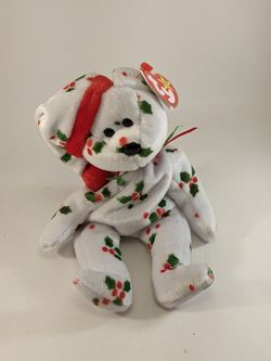 1998 Holiday Teddy W. Bell - Beanie Baby