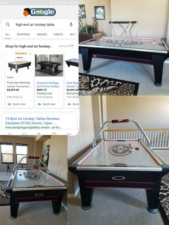 Easton High End Air Hockey Table For Sale In Corona Ca Offerup
