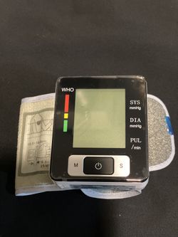 Wrist electronic blood pressure Measurement.