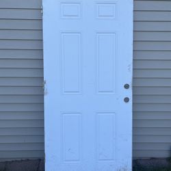 36" X 80" Steel Entry Door
