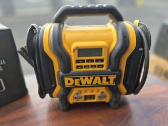 Dewalt jump starter with air inflator and 500w AC power
