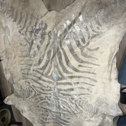 Mecox Zebra Hide Rug