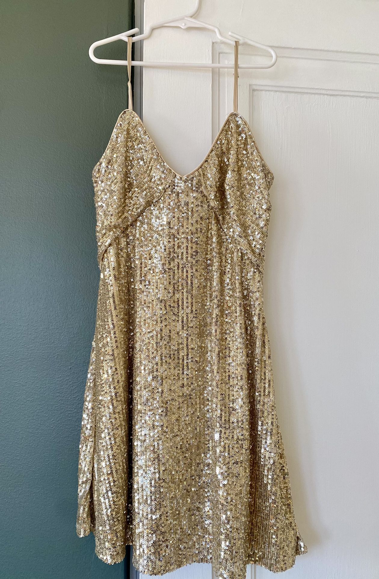 Beautiful francesca's Women's Gold Dress Size XS - S