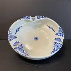 Delft Floral Design Ashtray