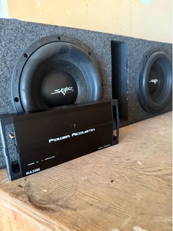 Skar audio subs/ amp