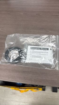 Emergency Thermal Mylar Blanket (52" x 84") & Electrical Tape Set