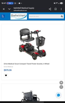Drive mobility scooter