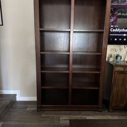 Two Solid Wood book Shelves