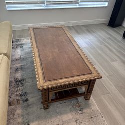 Coffee Table With 2 Drawers Over $200 New