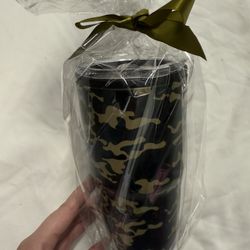 Camouflage Tumbler with Lid