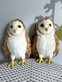 2 Harry Potter Orange owl plush