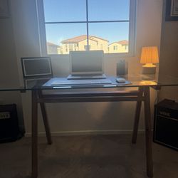 Urban Outfitters Glass Top Desk 
