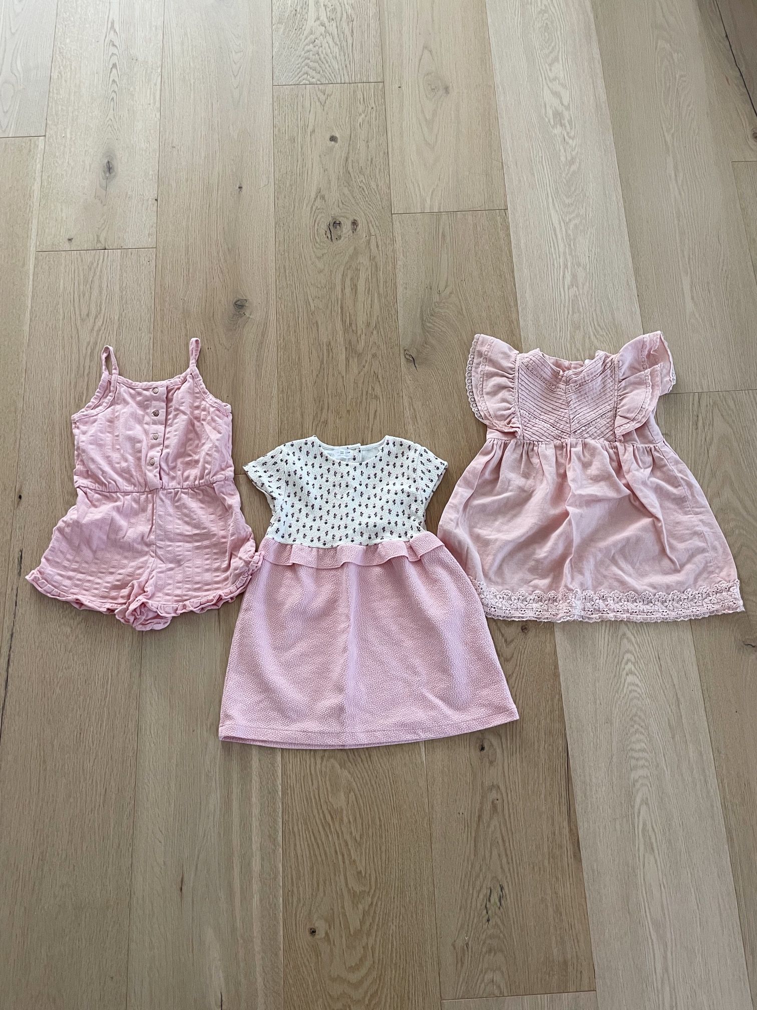Zara Toddler Girls Dresses and Romper, Size 3T-4T, 4T-5T