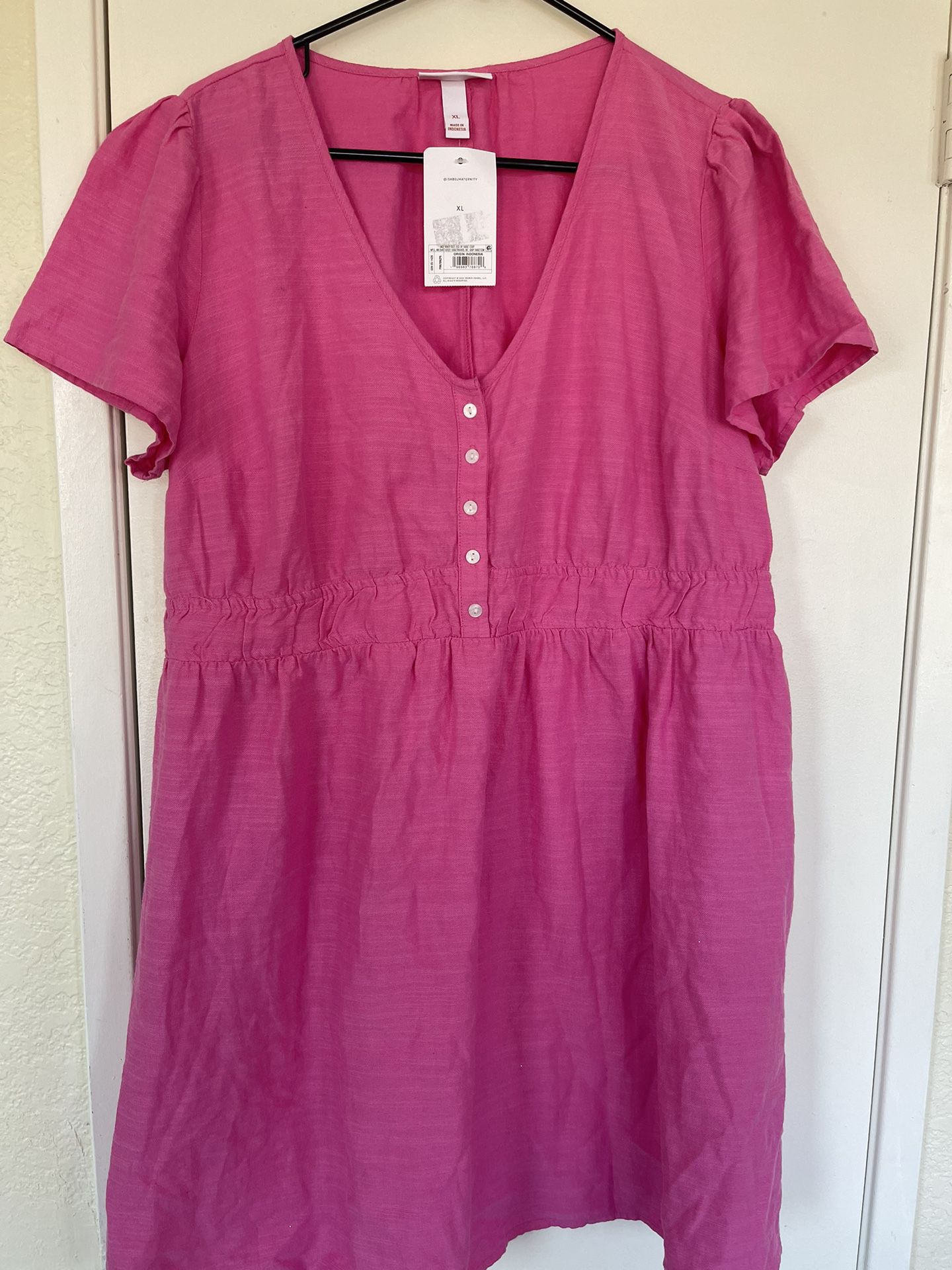 NWT Pink Short Dress Size XL - Isabelle