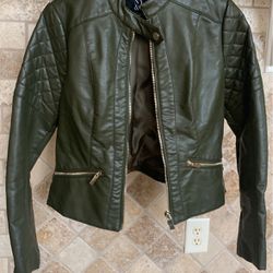 NY&C Woman’s Leather Jacket, XS