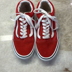 Red Old Skool Vans