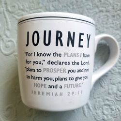 Christian Jetemiah 29:11 mug from Lighthouse  Christian  Products Co. Nice  quality. 