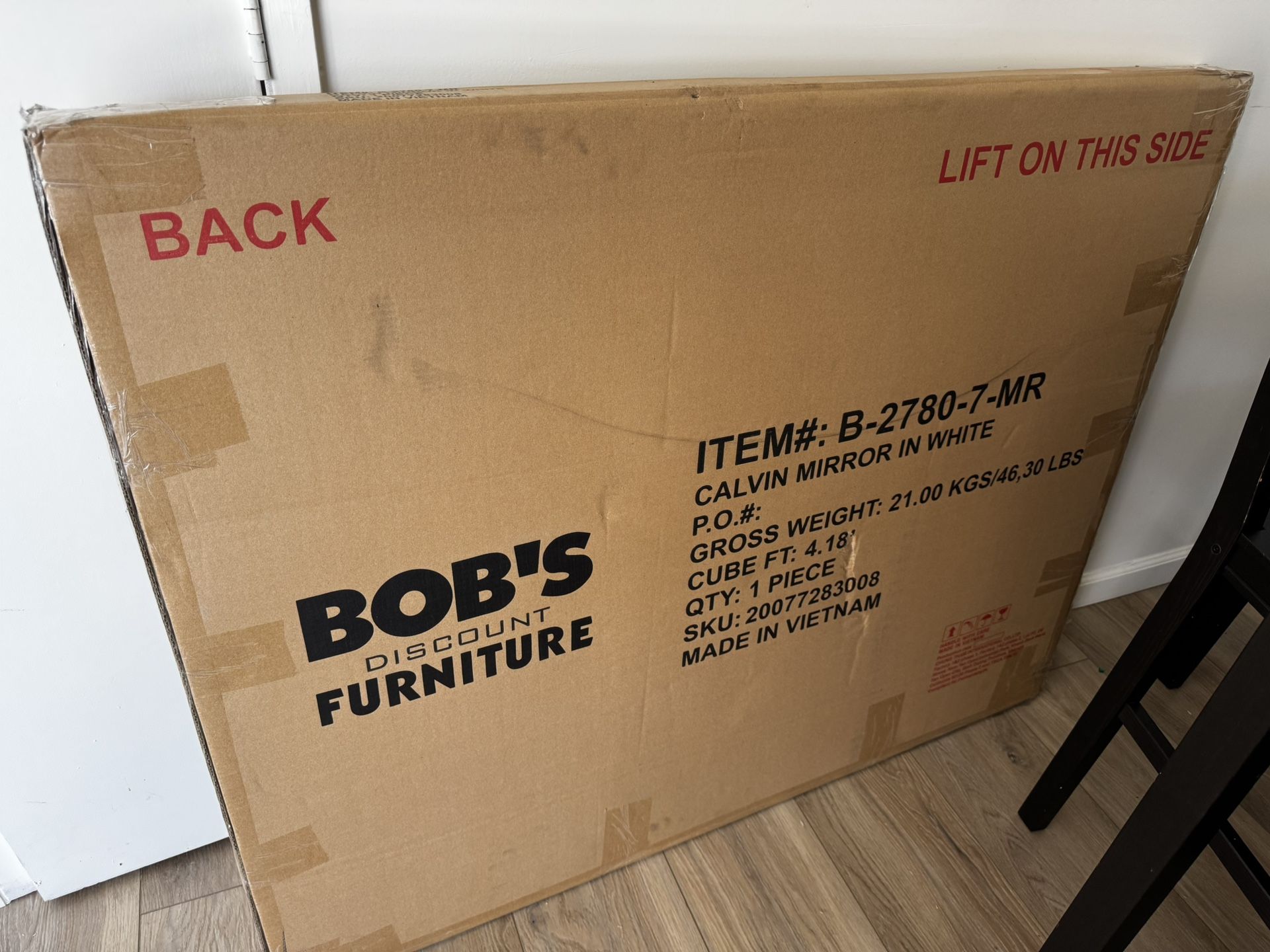 Bobs Furniture Calvin Mirror ( For Dresser )