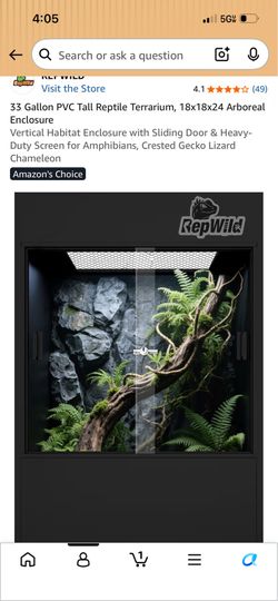 New reptile enclosure