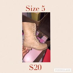 Boots size 5 $20.00