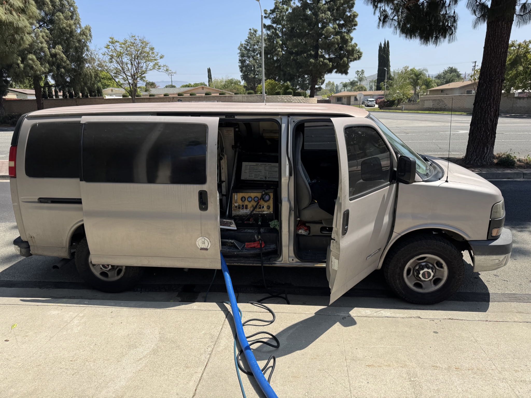 Truckmount Carpet Cleaning and Van