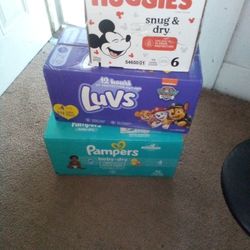 3 Cases Pampers