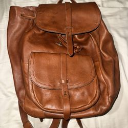 Leather Backpack (madewell)
