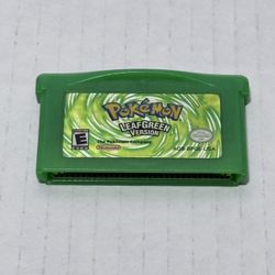 Nintendo Pokemon LeafGreen Version Authentic (Game Boy Advance 2004) GBA Tested Working saves