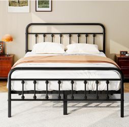 Full Size Metal Platform Bed Frame