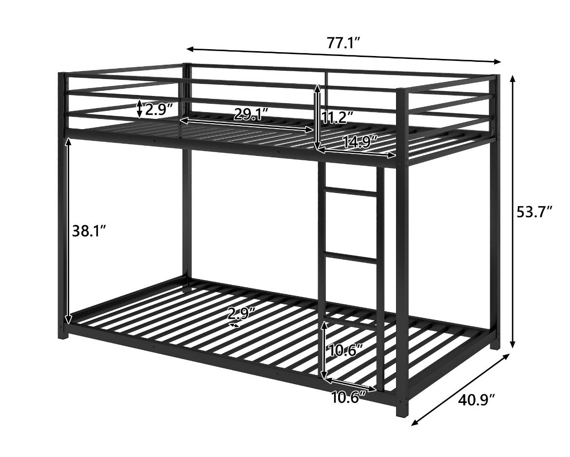 Twin Over Twin Bunk Bed