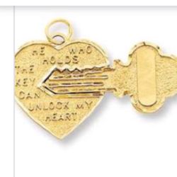 14kt New Heart And Key From Kays Jewelers