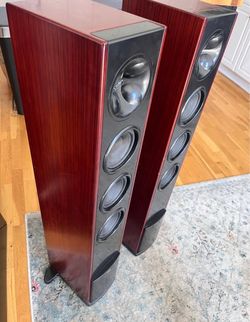 Klipsch Icon WF-34 floorstanding speakers pair - cabernet wood - Chicago pickup