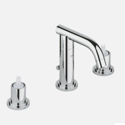 Hansgrohe Atrio Polished Nickel Wideset Faucet Without Levers