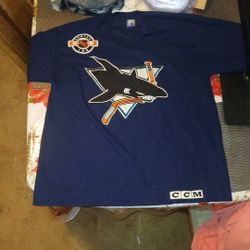 San Jose SHARKS blue jersey