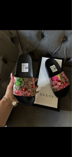 Gucci GG Blooms Slide Sandals