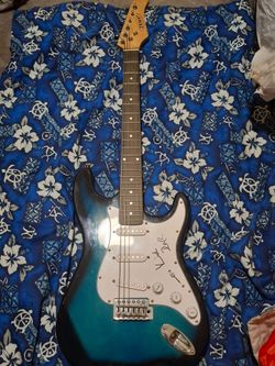 Autographed electric guitar guitar by <Kid Rock>