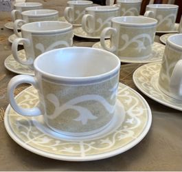 Cups & Saucers Set of 12