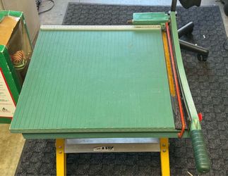 VINTAGE Premier Photo Materials Co Paper Cutter 20” Guillotine Style