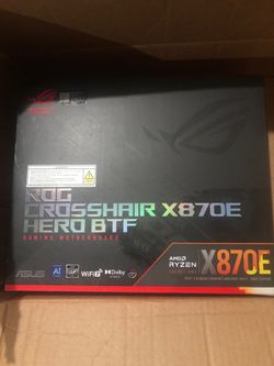 ROG Crosshair 870E hero motherboard