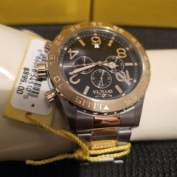 ""🚨❤️💘💙💌💝🎁🚨PERFECT GIFT FOR VALENTINE'S DAY"" MEN'S BRAND NEW BIG FACE LUXURY 100% AUTHENTIC IN*VIC*TA CHRONO⌚️ 